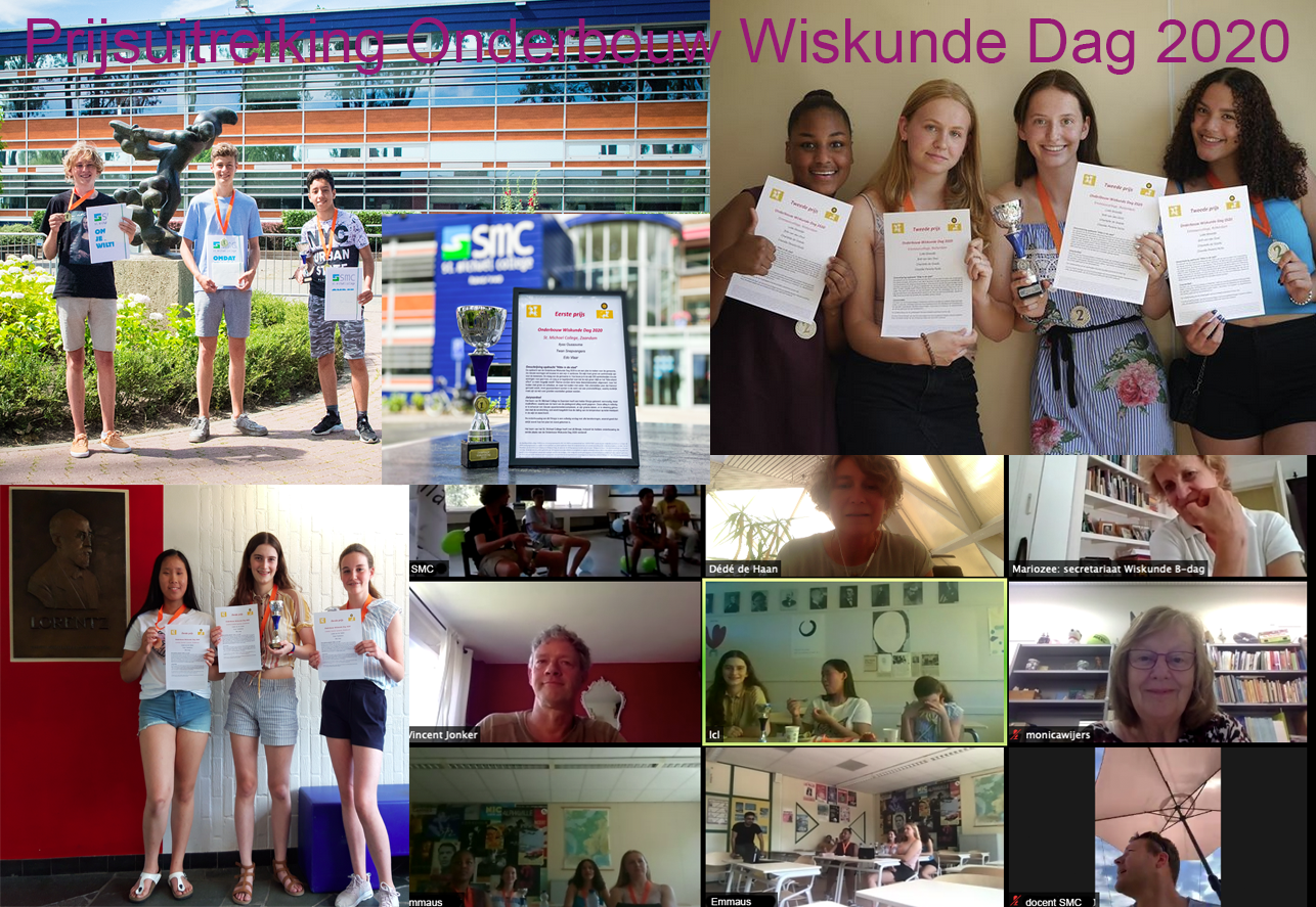 Wiskunde In Teams | Prijsuitreiking OnderbouwWiskundeDag En Wiskunde B-dag